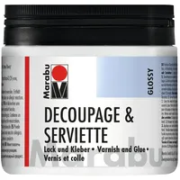 Marabu Bastelkleber Serviettenlack glänzend 500 ml