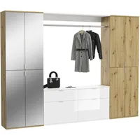 Xonox.home Systemmöbel Projekt X 3tlg. Set Systemmöbel Garderobe Ankleidezimmer