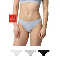 SNOCKS Tanga Damen aus Bio-Baumwolle (3er Pack) - String