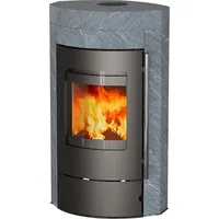 THERMIA Kaminofen Thermia Ignis Mass Gussgrau Speckstein