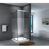 FA-Bausysteme Glasdusche Werra Set 5 cm 90 cm x