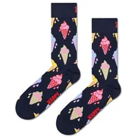 Happy Socks Fun Ice Cream Sock Marine Baumwolle Gr
