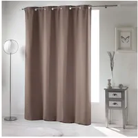 Dynamic24 Vorhang 135x240cm braun blickdicht