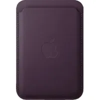 Apple iPhone Feingewebe Wallet mit MagSafe Brombeere