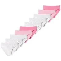 SCHIESSER Slip Kids Girls 95/5 Organic Cotton in Weiß/Rosa-922