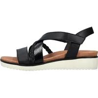 Rieker Keilsandaletten in schwarz/schwarz/black | Gr.: 37