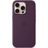 Apple iPhone 16 Pro Silikon Case mit MagSafe pflaume