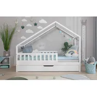 TICAA Hausbett Lou 120 x 200 cm Kiefer massiv