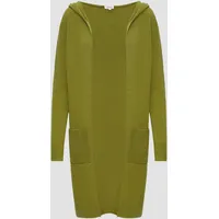 S.Oliver Kapuzenstrickjacke ohne Verschluss, mit Seitentaschen grün 36