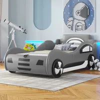 XDOVET Autobett,Kinderbett,Kinderbett mit Unterbettstauraum, Flachbett, Bett mit Lattenrost (ohne