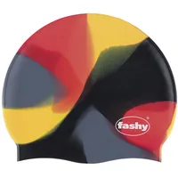 Fashy Sport-Badehaube, rot/schwarz