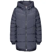 STREET ONE Damen A201971 Lange Steppjacke, Gravity Blue, 36