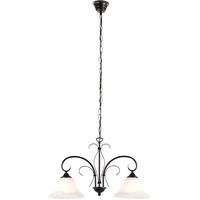 GLOBO Pendelleuchte Vintage Metall Pendellampe Esszimmer Retro Hängelampe Wohnzimmerlampe