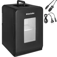 Tectake Tragbarer Mini-Kühlschrank mit 2 in 1 Funktion 27x31x41cm