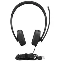 Lenovo USB-A Stereo Headset Gen 2 Schwarz kabelgebunden, inkl.