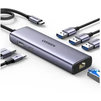 UGREEN 6-in-1 Usb-c Auf 3x Usb-a 3.0 / hub