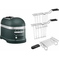 KitchenAid Artisan Toaster 5KMT2204 inkl. Brötchenaufsatz + Sandwichzange pebbled