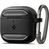 SPIGEN Rugged Armor Hülle kompatibel mit AirPods 4 (2024)