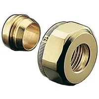OVENTROP Klemmringverschraubung Ofix CEP 16mm, 2-fa., MS vern., für