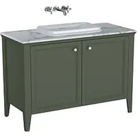 Vitra Valarte Einbauwaschtisch-Möbel-Set 65840 118x52x87,5cm, 2 Türen, Korpus Vintage
