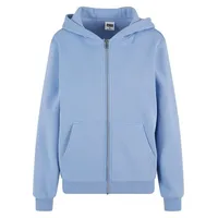 URBAN CLASSICS Fluffy Zip Hoodie Powder Blue M