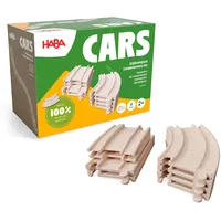 HABA 2011844001 - CARS Ergänzungsset, 8-teilig, Holz/Kunststoff
