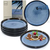 Sänger Dessertteller Set Aruba Teller, blau