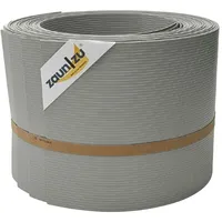 Zaunzu® Doppelstabmattenzaun 10 x 255 cm Steingrau/Metall