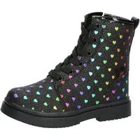LICO Jungen Mädchen Isalie Mode-Stiefel, Schwarz/Bunt, 26 EU