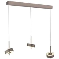 Paul Neuhaus Q-Rotate Pendelleuchte LED 3-flammig, braun