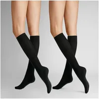KUNERT FASHION GmbH Hudson Damen Kniestrümpfe Only 2-Pack wärmend