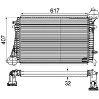 Mahle CI 167 000P Ladeluftkühler PREMIUM LINE