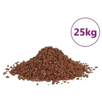 VidaXL Vulkangestein 25 kg Rot 5-8 mm