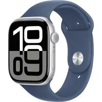 Apple Watch Series 10 GPS 46 mm Aluminiumgehäuse silber