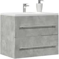 VidaXL Waschbeckenunterschrank 60 x 48 x 38,5 cm Grau