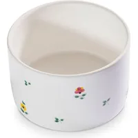 Gmundner Vorratsdose Unterteil Streublumen weiß H. 9 cm