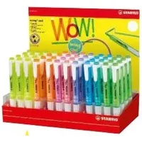 Stabilo STABILO, Textmarker swing cool, 48er Karton-Display (Red, Yellow,