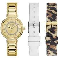 GUESS GW0588L1 CYRKONIE goldene Uhr - Goldfarben, Goldfarben