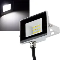 ChiliTec LED-Fluter "CTF-SLW 10" IP65, 10W, 864lm, 4000K neutralweiß