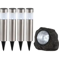 ETC Shop 5er Set LED Solarlampen in verschieden Designs