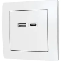 McPower "FLAIR" 2-Fach, 3,4A, weiß,