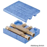 Geberit Mapress Kreuzungs-T-Stück mit Dämmbox CC752S, d 15mm, d1