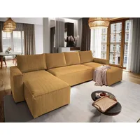 Masseno Ecksofa ASPRA mit Schlaffunktion U-Form, Sofa mit Bettkasten,