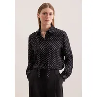 Seidensticker Schluppenbluse SEIDENSTICKER, Damen, Gr. XL(42), schwarz, 100% Viskose,