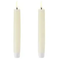 Piffany Uyuni LED Stabkerzen 15 cm beige 2 St.