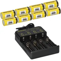 PATONA 8x PATONA Li-Ion 3,7V Akku CR123A 700mAh 2,59Wh