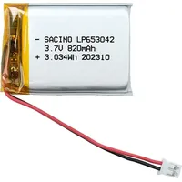 Efaso 653042 3.7V Akku 820 mAh T x B