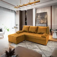 Masseno Ecksofa RITA mit Schlaffunktion L-Form, Sofa mit Bettkasten,