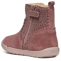 GEOX BABY B MACCHIA GIRL ANKLE BOOTS DK ROSE