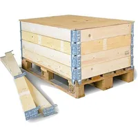 TransPak Holzaufsatzrahmen f.Europalette Maße 1200x800x300mm